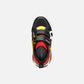 GEOX Boys Inek Light Up Runners - Black/Yellow