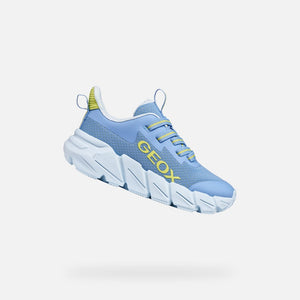 GEOX Flexyper Fast Junior - Lt Blue/Lime