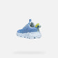 GEOX Flexyper Fast Junior - Lt Blue/Lime