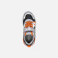 GEOX Boys Ciberdron Light Up Runners - Grey/Orange