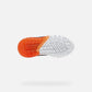 GEOX Boys Ciberdron Light Up Runners - Grey/Orange