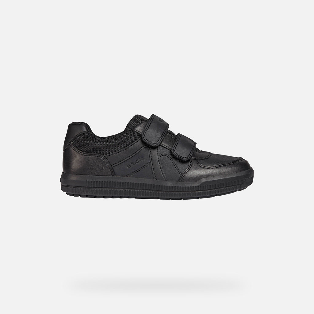 GEOX J Arzach Boys Uniform Shoes Black