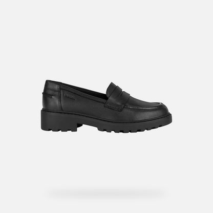 GEOX Casey School Shoes Black