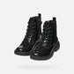 GEOX Casey Girl Combat Boot Black