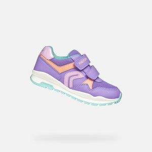 GEOX Girls Pavel Junior Lilac/Watersea Sneakers