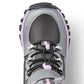 Toasty_k stretch lace toggle velcro winter kid boots - Pewter/Lilac