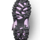 Toasty_k stretch lace toggle velcro winter kid boots - Pewter/Lilac