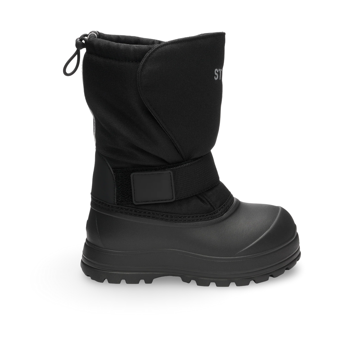 Stonz Trek Big Kids Winter Boots - Black