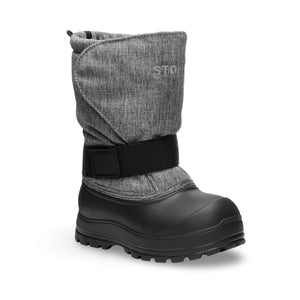 Stonz Trek Big Kids Winter Boots - Heather Grey