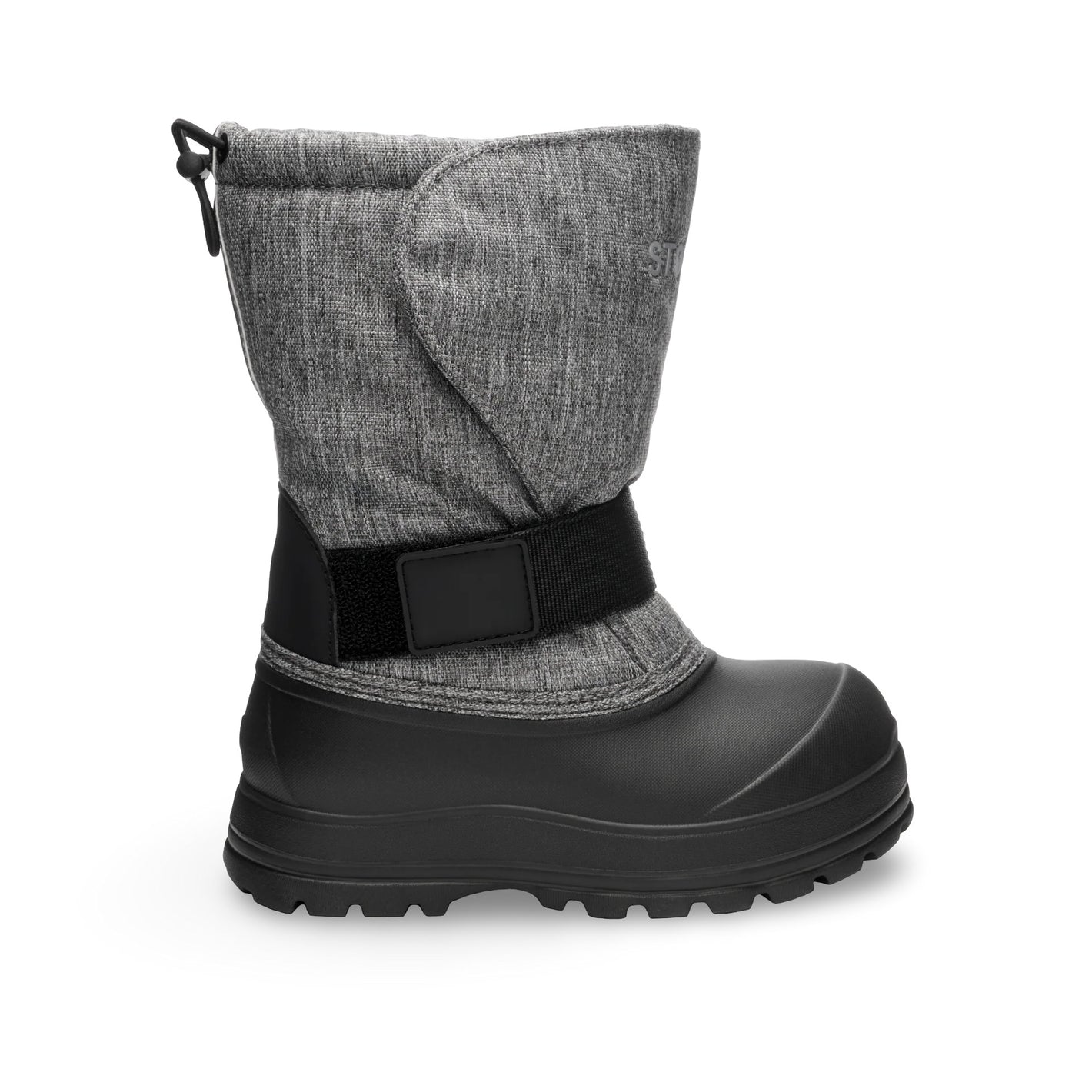 Stonz Trek Big Kids Winter Boots - Heather Grey
