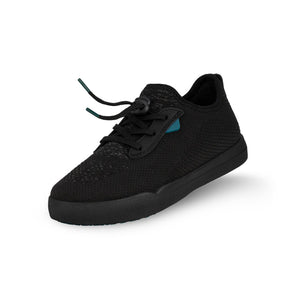 Vessi Kids Weekend Sneakers - Asphalt Black on Black