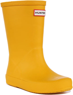 Hunter Little Kids Original First Classic Rain Boot - Yellow