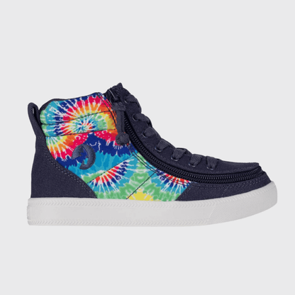 Billy Footwear High Tops Billy Footwear - Navy Tie Dye BILLY Street Lace High