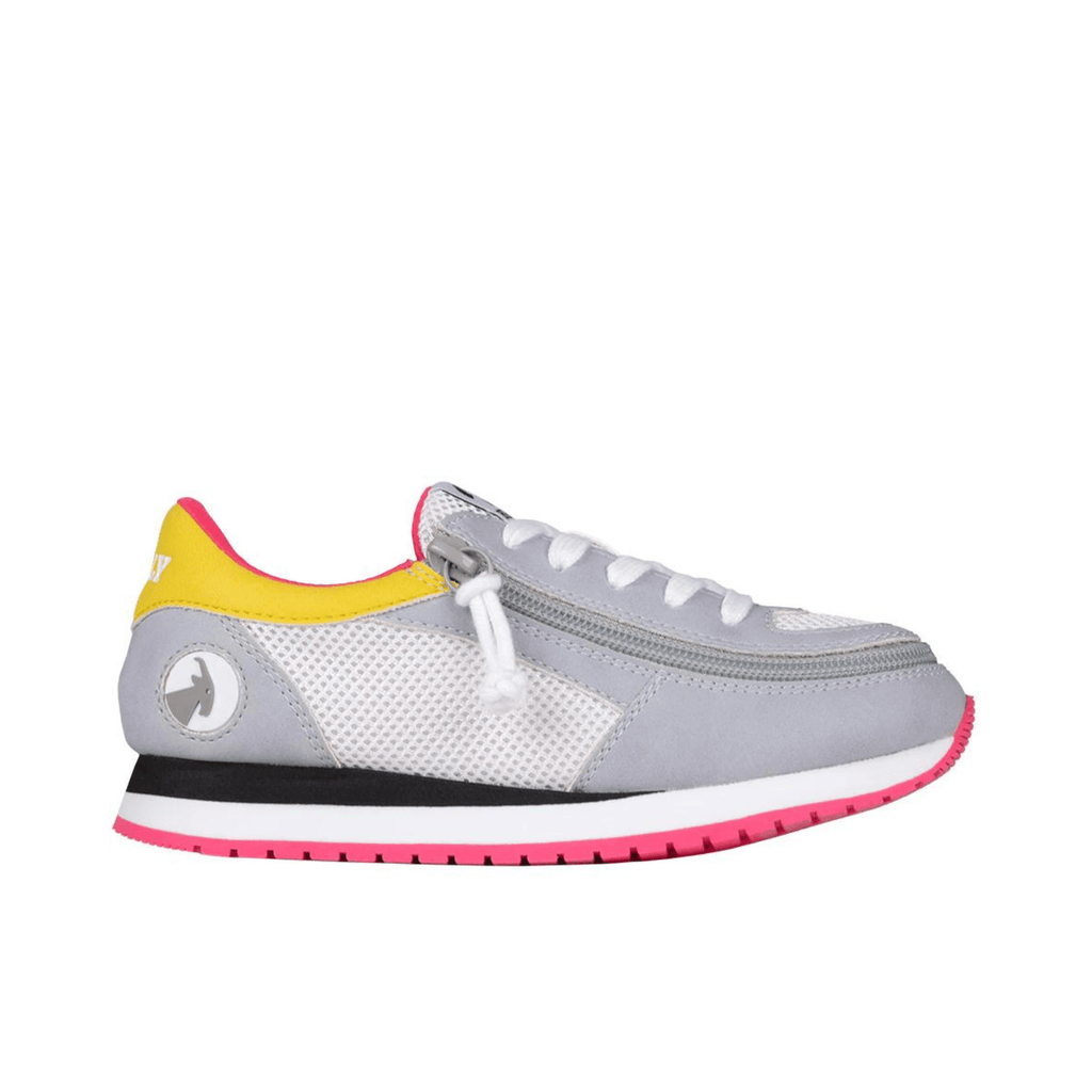 Pink and hot sale grey shoes