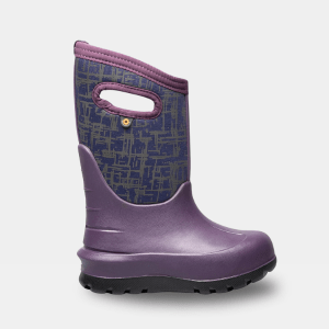 Bogs Winter Boots 13 Big Kids Bogs Neo-Classic Amaze - Grape/Raising