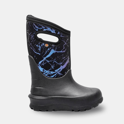 Bogs Winter Boots Bogs Neo-classic Metallic Mountains - Black Multi