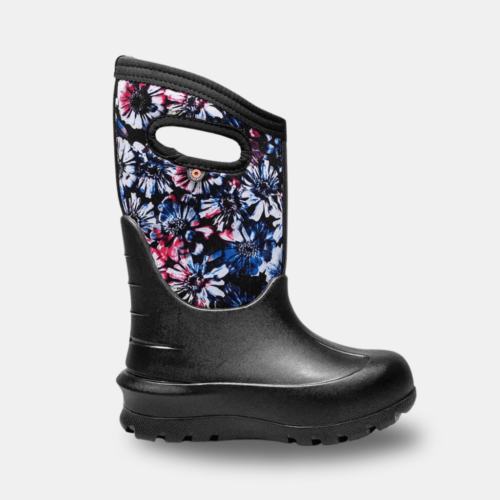 Bogs Winter Boots Bogs Neo-classic Real Flower - Black Multi