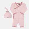 Coccoli Pajamas Coccoli Baby Pajamas - Silver Pink