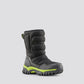 Cougar Winter Boots 11 Big Kids Cougar Childrens Tatum Neoprene and Lycra Waterproof - Black/Lime