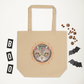 Eco Tote Cat women Bag - Natural color