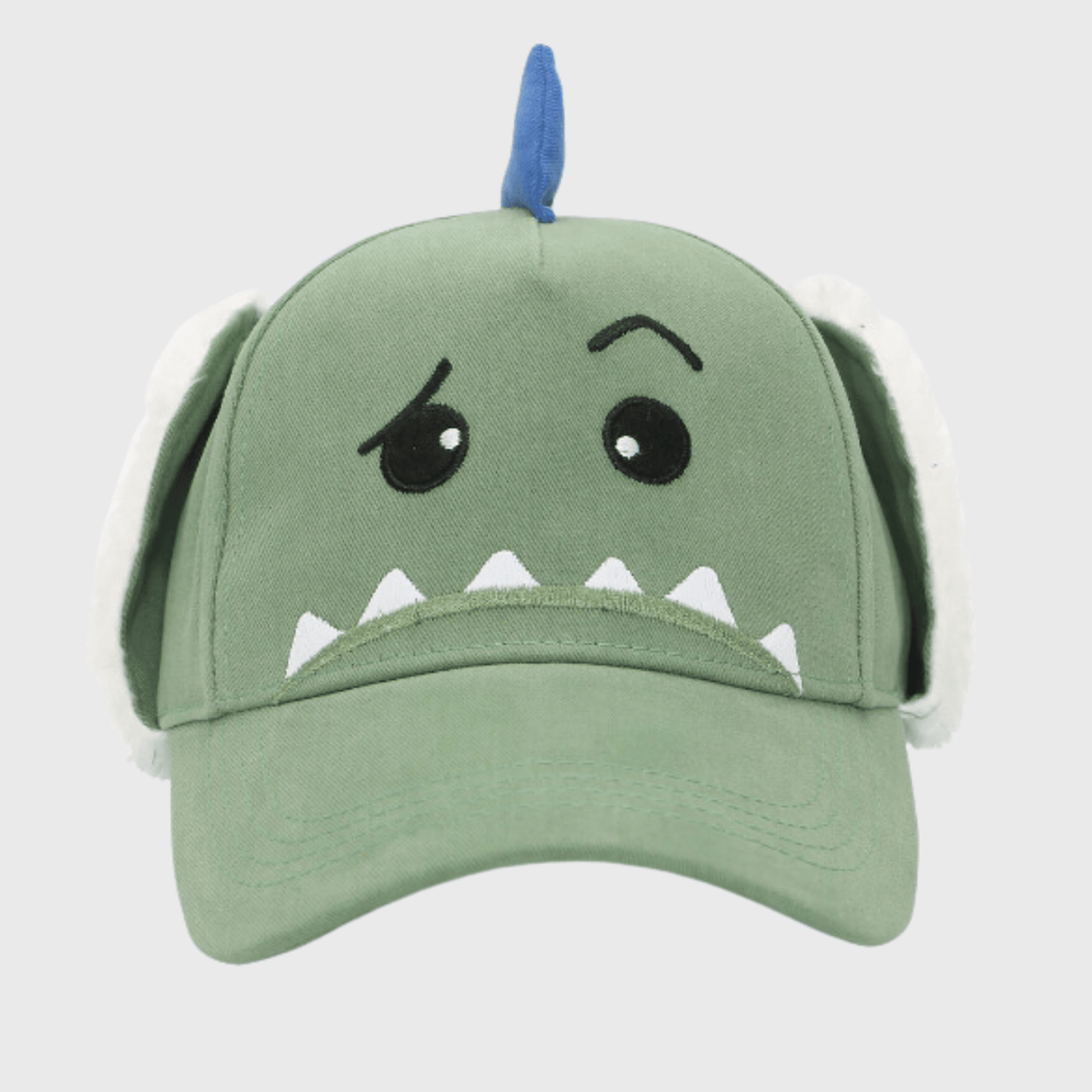 FlapJackKids Hats FlapJackKids 3D Caps with Earflaps Dino 4-6 Yrs