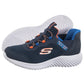 Skechers Slip-ins: Bounder - Brisk-Burst - Navy/Blue