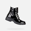 GEOX boots GEOX Casey Girl Patent Leather Boot Black