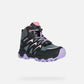 GEOX High Tops 29 EU GEOX Girls Magnetar Waterproof boots - Black/lilac