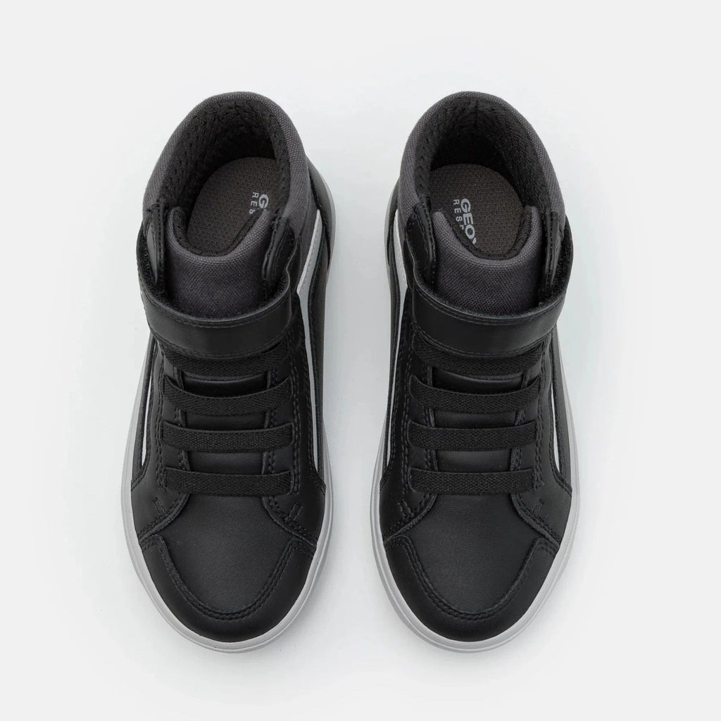 GEOX High Tops GEOX Boys Gisli Sneaker Black/Dark Grey