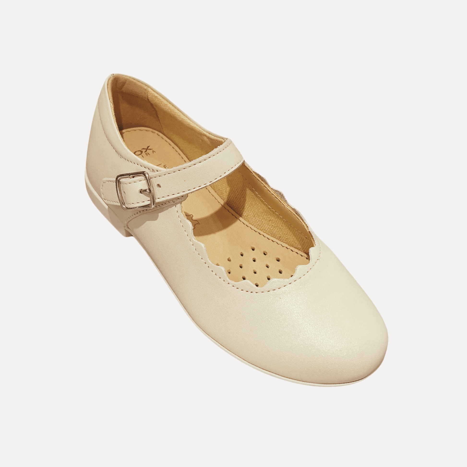 GEOX Mary Jane GEOX Jr Plie Girl leather Ballerina Flats white