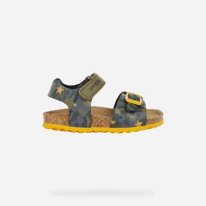 GEOX Sandals GEOX Toddler Chalk Sandals - Sage/Ochreyellow