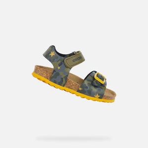 GEOX Sandals GEOX Toddler Chalk Sandals - Sage/Ochreyellow