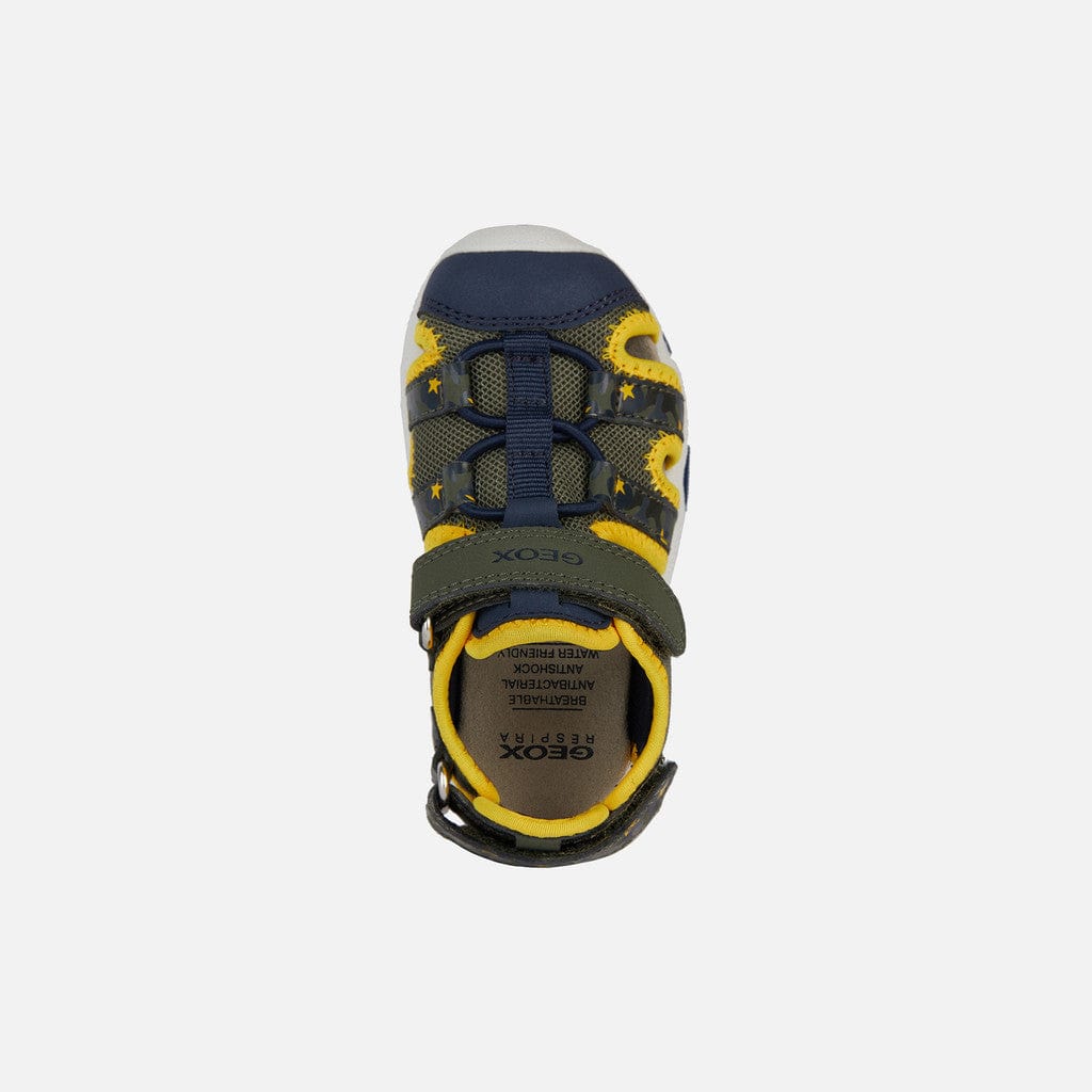 GEOX Sandals GEOX Toddler Multy Closed toe Sandals Military/Ochreyellow