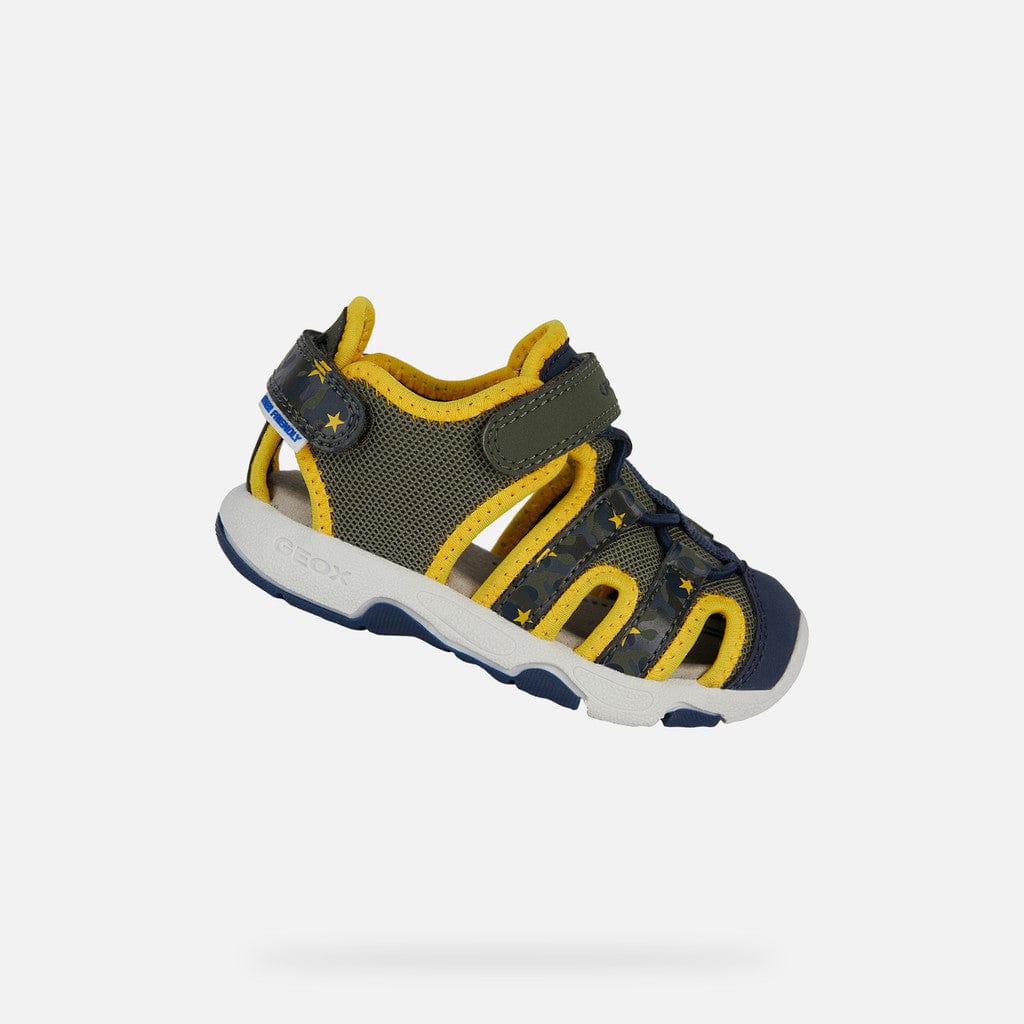 GEOX Sandals GEOX Toddler Multy Closed toe Sandals Military/Ochreyellow