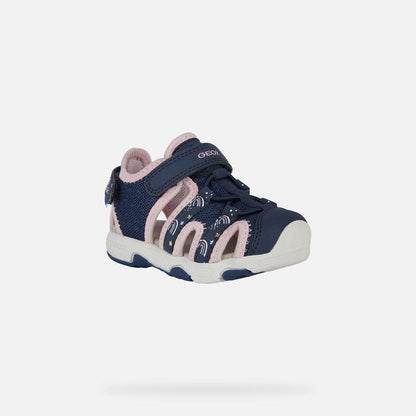 GEOX Sandals GEOX Toddler Multy Closed toe Sandals Navy/Light Pink
