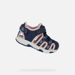 GEOX Sandals GEOX Toddler Multy Closed toe Sandals Navy/Light Pink