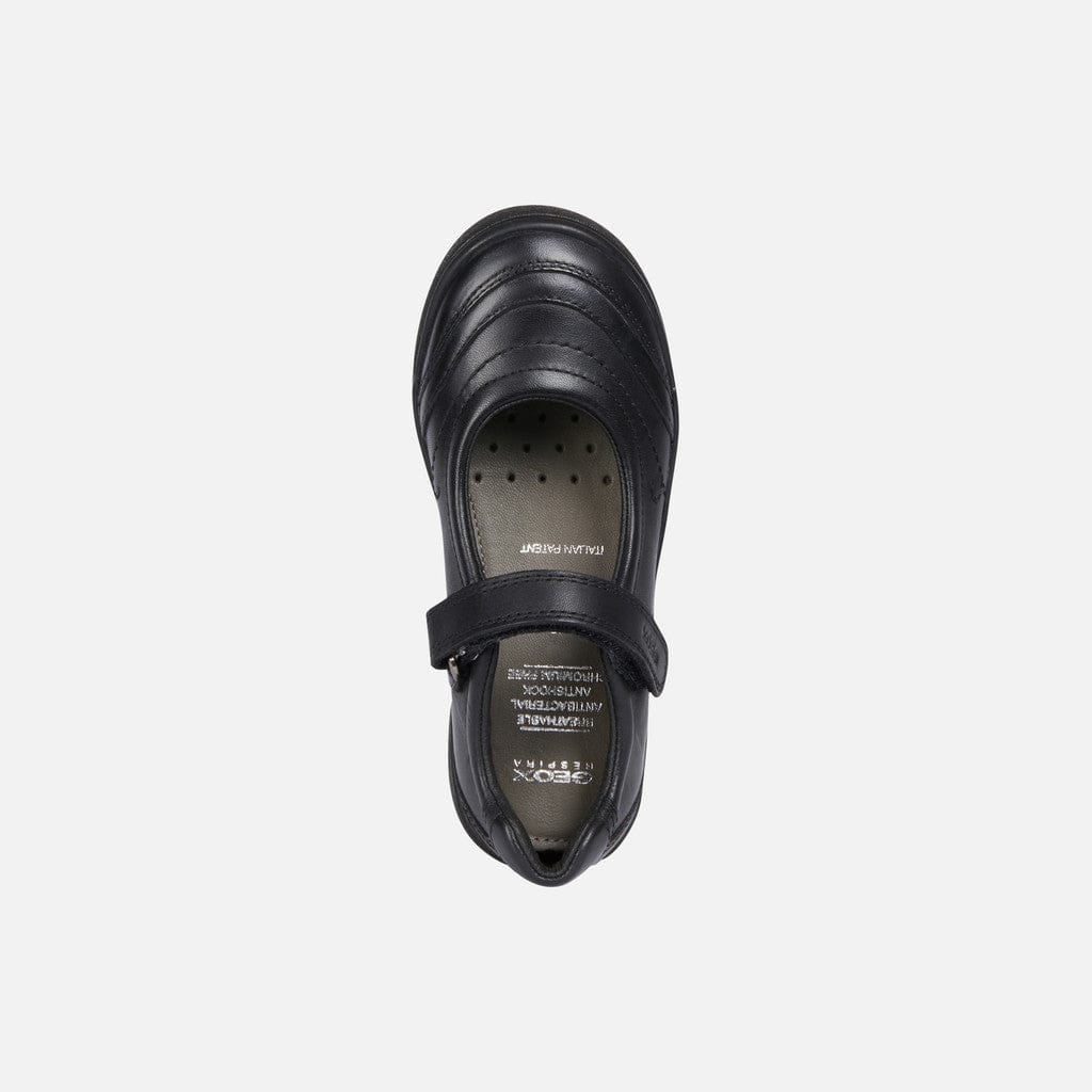 GEOX School/Uniform Shoes GEOX Hadriel Girl Ballet Flats School Shoes Black