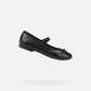 GEOX School/Uniform Shoes GEOX Plie Girl Smooth Leather Uniform Shoes Black