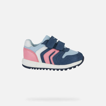 GEOX Sneaker GEOX Girls Alben Baby Avio/Light Coral