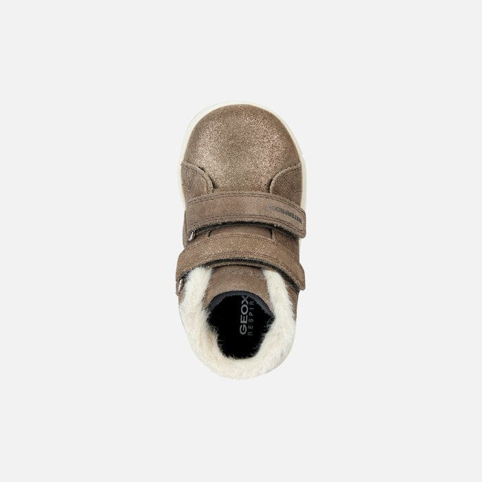 GEOX Sneaker GEOX Girls Trottola waterproof boot - Smoke grey