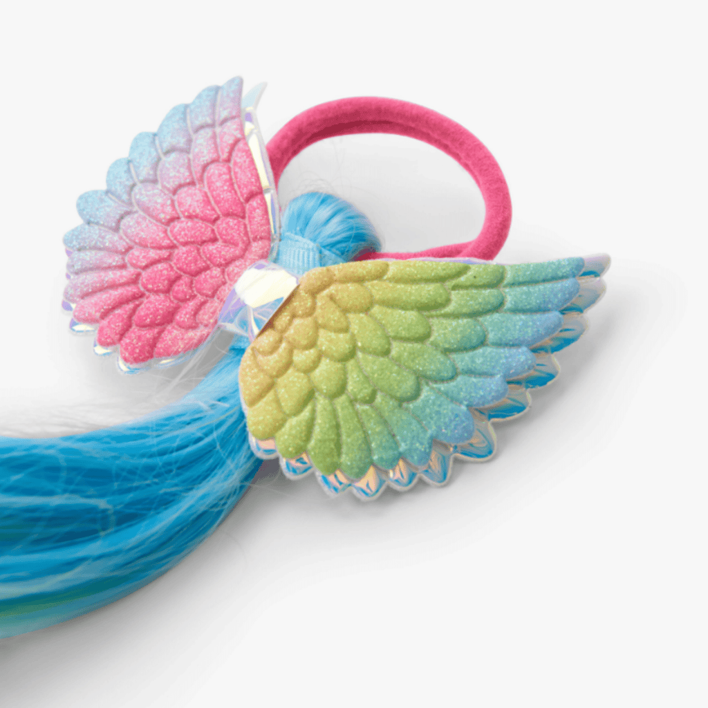 Hatley - angel wings faux hair elastic extension –