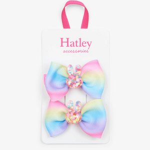 Hatley Hair Accessories Hatley - glitter bunnies hair clips