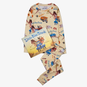 Hatley Pajamas 2 yrs Hatley Books to Bed - little blue truck pajama set with book