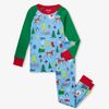 Hatley Pajamas 3 yrs Hatley Kids - blue christmas morning raglan pajama set