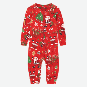 Hatley Pajamas 6-12 Months Hatley Books to Bed - Red Twas the night before Christmas baby coverall