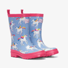 Hatley Rain Boots 4 Little Kids Hatley Kids - Unicorn Sky Dance Shiny Rain Boots