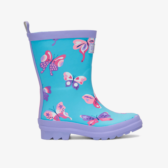 Hatley Rain Boots Hatley Kids - Doodle Butterflies Matte Rain Boots