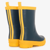 Hatley Rain Boots Hatley Kids - Navy & yellow matte rain boots