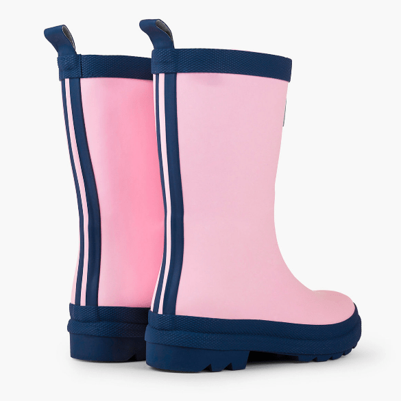 Hatley Rain Boots Hatley Kids - Pink & Navy matte rain boots