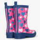 Hatley Rain Boots Hatley Kids - White hearts matte rain boots
